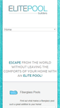 Mobile Screenshot of elitepools.ca